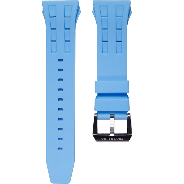 Tsar Bomba Silicone/FKM Rubber Strap Watch Strap Suitable for TB8204,TB8208