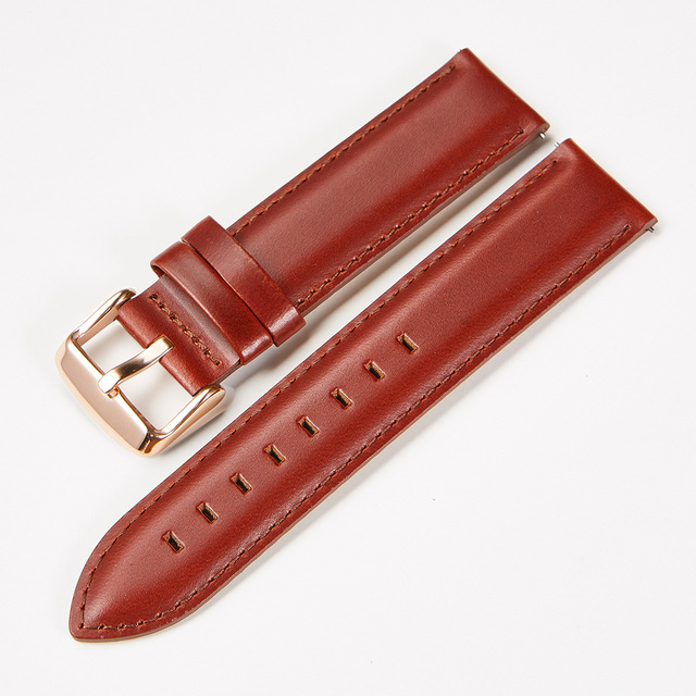 Oil Suede Leather 22mm 20mm 18mm Watchband Quick Release Watch Band Strap Brown for Men Women Compatible with Fossil