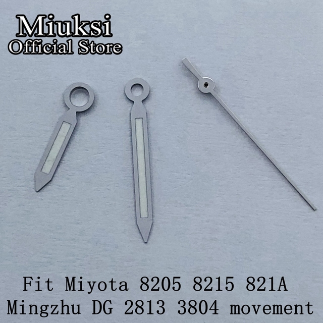 Miuksi Silver Blue Gold Watch Luminous Green Watch Fit NH35 NH36 ETA 2824 2836 miota 8205 8215 821A DG2813 3804 movement