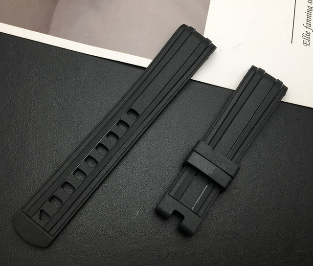 Top Quality 20mm Soft Fluorine Rubber Silicone Watches Strap Buckle Grind Arenaceous Strap Special for Omega Strap for Seamaster 300