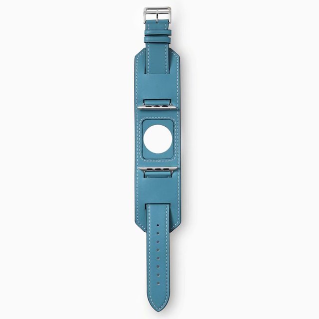 41/45mm Connect Bracelet Strap with Connector for iWatch Series 7 6 5 4 3 2 1 Leather Loop for Apple Watch Band 42mm 38mm 40mm 44mm