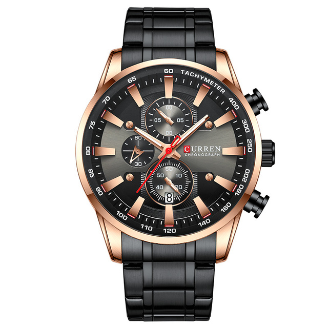 New Watches Men Luxury Brand CURREN Quartz Men's Watch Sport Waterproof Wristwatches Chronograph Date Relogio Masculino