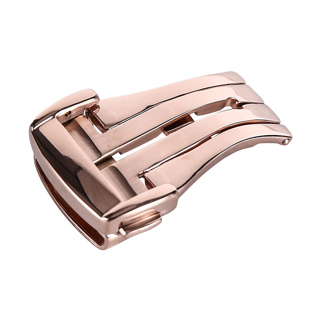 Clasp for Omega watch 16mm 18mm 20mm buckle silver gold rosegold polish 316L stainless steel clasp for silicone/leather strap