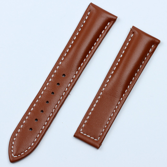 20mm Genuine Cow Leather Watch Band for Omega Watch Band Seamaster 300 De Ville AT150 Aqua Terra 150 Watchband Deploying Buckle Tool