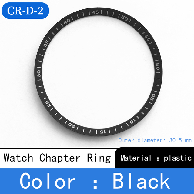 Mod watch chapter ring plastic for Seiko SKX007 SRPD53 for NH35 NH36 movement watch repair tool parts