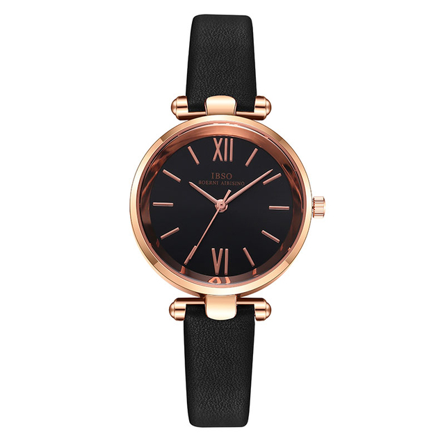 IBSO 8mm Ultra Thin Wristwatches Women Watches Luxury Female Fashion Watch Montre Femme 2022 Ladies Quartz Watch Relogio Feminino