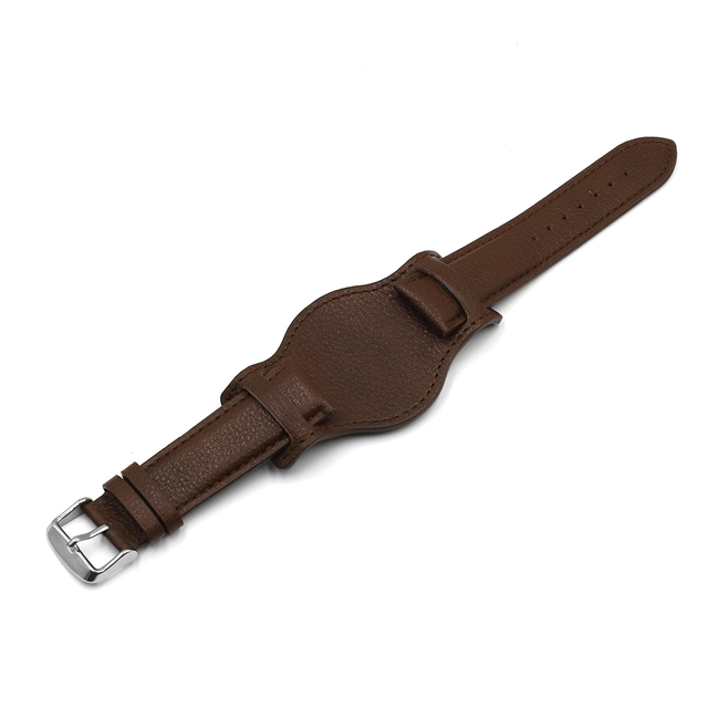 Genuine Leather Watchband 18mm 20mm 22mm Replacement Soft Watch Strap Coffee Black Brown Men Wrist Bracelets Sport Watches