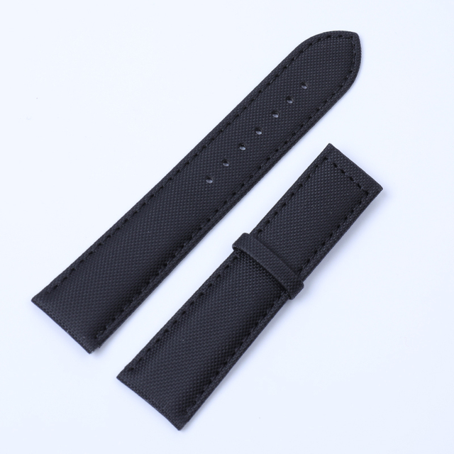 Nylon Leather Canvas Watchband for Omega Watch Band Speedmaster At150 19mm 20mm 21mm 22mm Watch Band Planet Ocean Seiko Hamilton