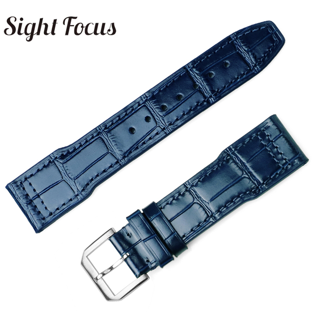 20mm 21mm 22mm Watchband for IWC Pilot Classic, Spitfire, Le Petit Prince Watch Strap Calf Genuine Leather Bracelet Watch Band