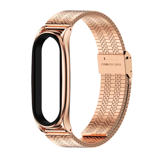 Strap for Xiaomi Mi Band 6 5 NFC Universal Metal Wrist Bracelet for Mi Band 4 Strap Stainless Steel Wristbands for Mi Band 3 Correa