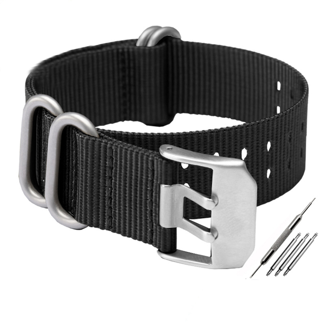 Nylon watch strap 22mm 23mm watch band waterproof sport for Luminox watchbands NATO black strap fashion bracelet for men strap