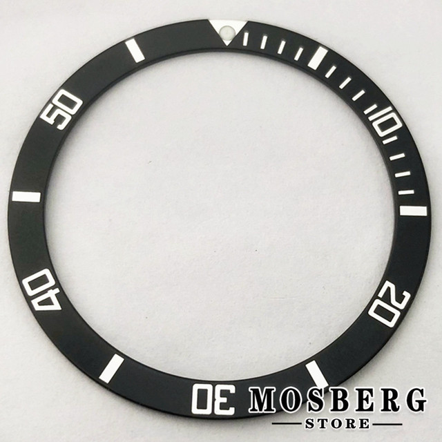 Watch bezel diameter 38mm*31.5mm flat aluminum for SKX 007 SKX 009 series watches accessories parts