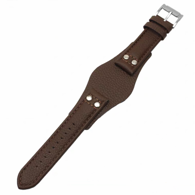 Kadigo for Fossil CH2891 Leather Watch Strap 22mm Replacement with Stainless Steel Buckle - Fossil CH2891 Leather Watch Strap