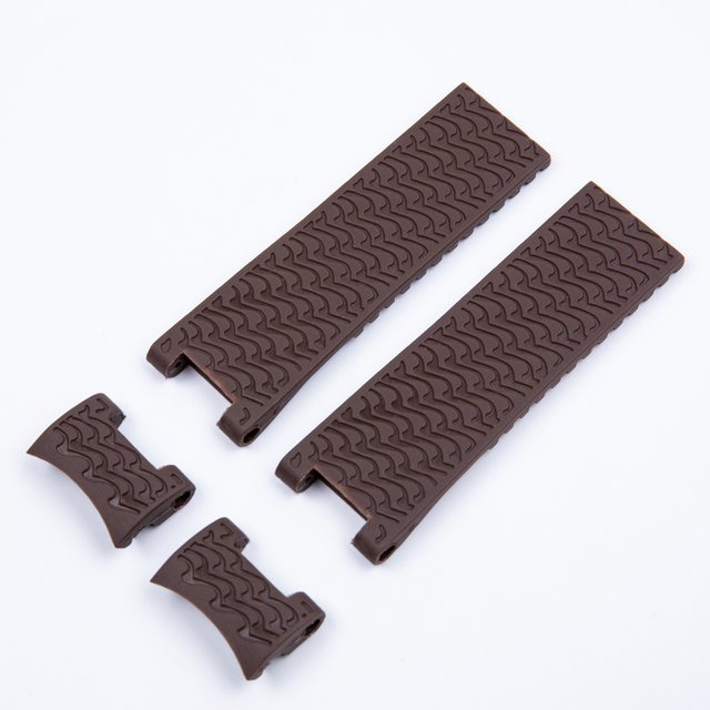 Top quality 22mm for Diver and Marine waterproof silicone rubber watchband watch band strap fit for Ulysse Nardin strap tools