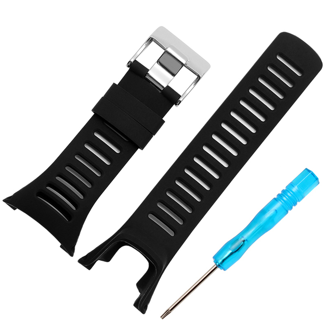 High Quality Black Rubber Strap Special For SUUNTO Ambit Series 1/2/3 Silicone Strap Men Watch Accessories Bracelet