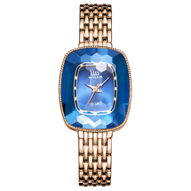 WIILAA 2022 Green Diamond Pattern Luxury Women Quartz Watch Creative Unique Ladies Wrist Watch For Female Clock relogio feminino