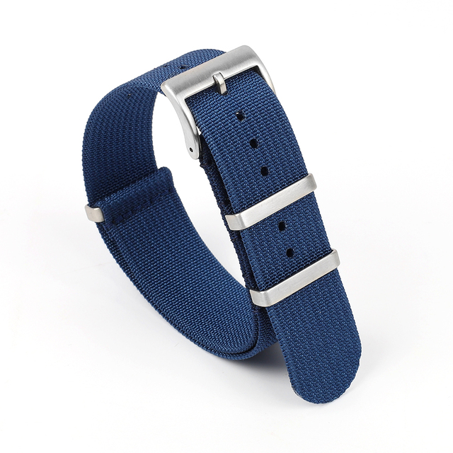 New Ribbed NATO Strap Nylon Watch Band 20mm 22mm Braid Ballistic Fabric Watch Strap Military Watch Band Watch Accessories