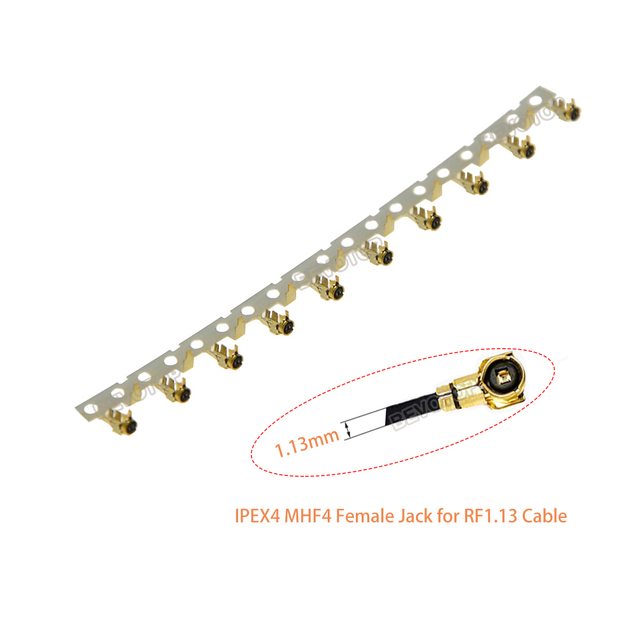 20pcs U.FL IPX IPEX Female Connectors IPEX4 MHF4 SMT Socket WiFi Antenna Base PCB RF Coaxial Antenna Board Terminal