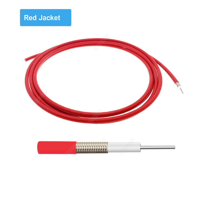 1M 3M 5M 10M Semi Flexible RG402 Cable High Frequency Test Cable 50ohm RF Coaxial Cable Pigtail Jumper Blue/Red/Silver