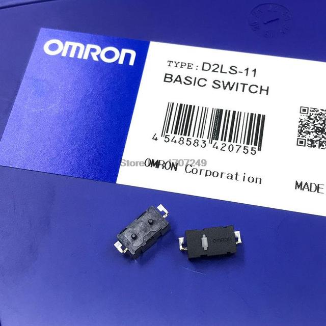 10-100pcs Omron Mouse Micro Switch D2LS-21 D2LS-11 Anywhere MX Logitech M905 Left and Right Switches G900 903 G603 GPW Side Switches