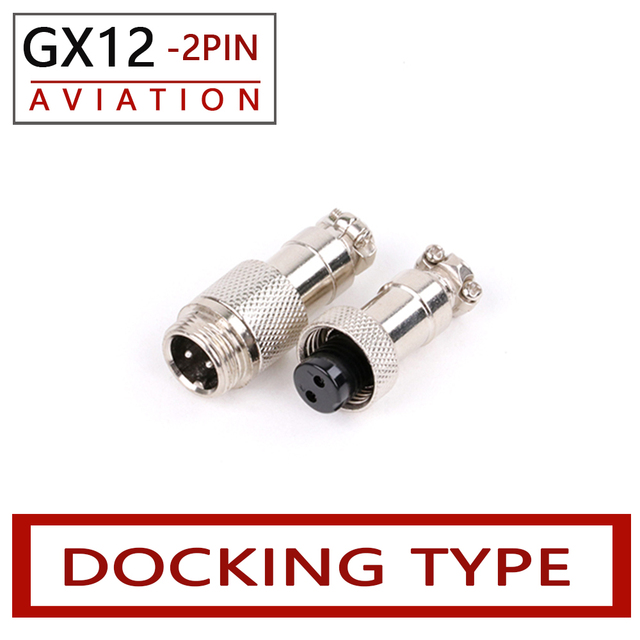 10 Sets 2/3/4/5/6/7 Pins GX12 Potting Docking Male and Female 12mm Circular Aviation Socket Plug Panel Wiring Connectors