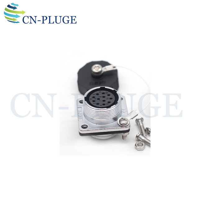 WEIPU WS20 Series 2pin Waterproof Connector Square Panel Mount Connector Industrial Power Plug and Socket IP67