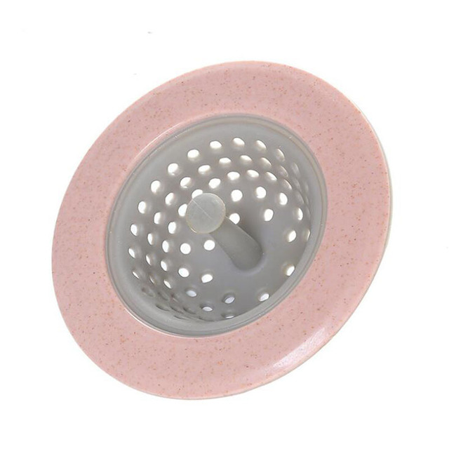 Kitchen Sink Drain Plugs Strainers Bath Drain Stopper Sink Floor Drain Plug Sewer Filter Mesh Hair Catcher Kitchen Accessories