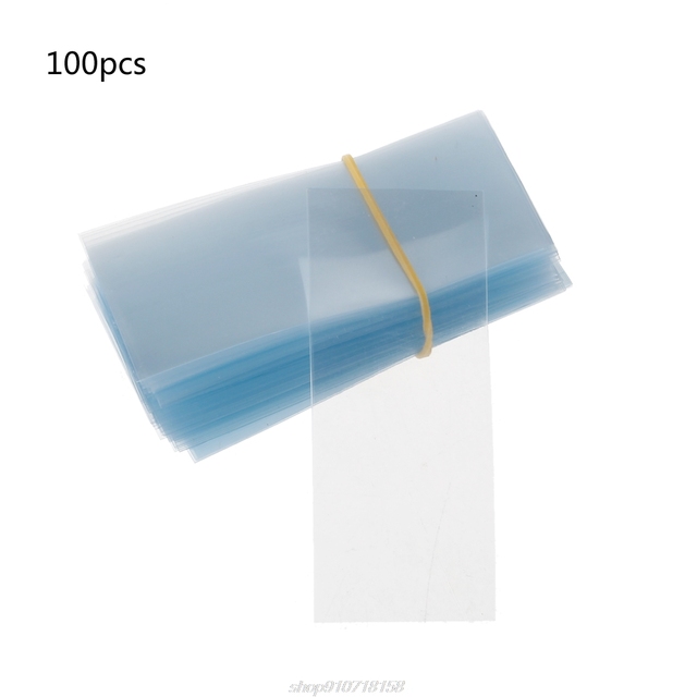 PVC Heat Shrink Tubing, 100pcs, for 1 x 18650 Battery, Shrink Film, M26 21, Direct Connect