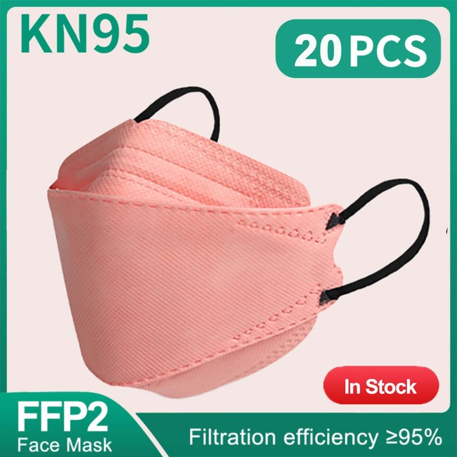 قناع السمك ffp2 Mascarillas FPP2 KN95 Morandi ffp2fan 4 طبقة تنفس وافق أقنعة الوجه FFP2 تنفس غطاء للفم قناع