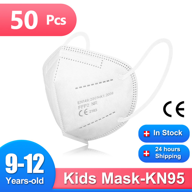 FFP2 Children KN95 Mascarillas Dust-proof Face Masks Girls Boys Mask Ninos Mascarillas FPP2 homology ada Kids Mask FP2