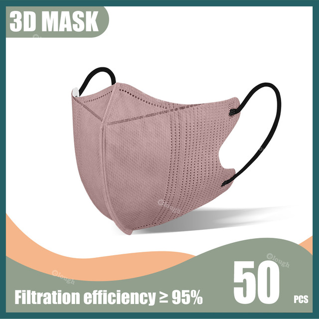 Elough Morandi 3D Mask for Mascaras kn95 korean fish mask ffp2fan adult 4L Ayers FFP 2 KN95 Mask KN 95 Mask Black