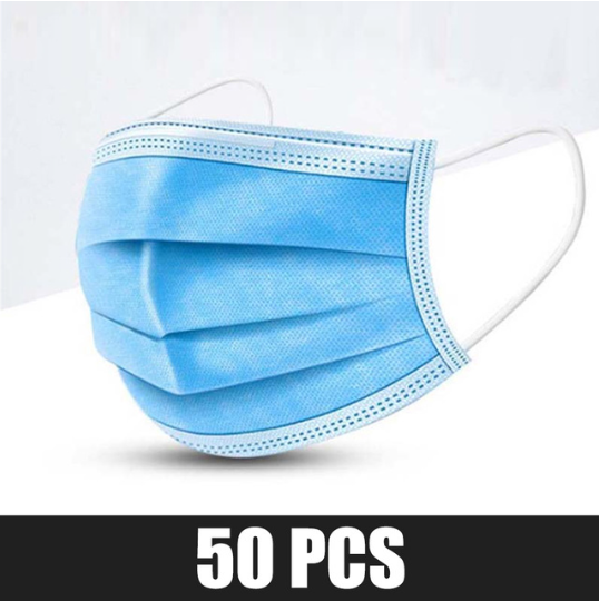 10-200pcs Meltblown Disposable Face Mask 3 Layers Mascarillas quiurgicas homology adas Adult Mouth Mask Paintball Masque Fast Ship