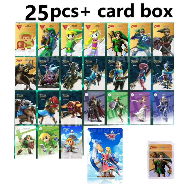 Nfc New Rfid Key Card 25pcs The Legend of Zeldas amiibo locks card zeldas breath of the wild amiibo locks zeldas boto ns switch