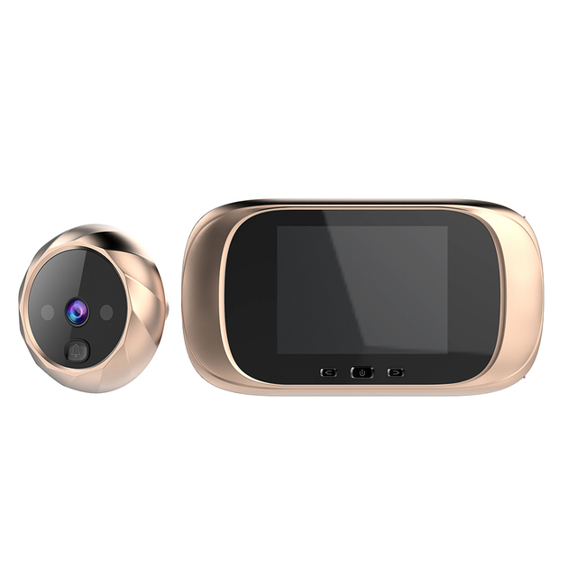 2.8 Inch LCD Color Screen Digital Doorbell 90 Degree Door Eye Electronic Doorbell Peephole Camera Viewer Outdoor Doorbell