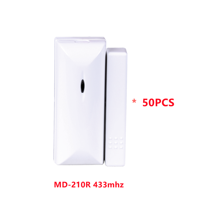 Mian Focus 433Mhz or 868Mhz Frequency MD-210R Magnetic Window Door Sensor Alarm Door Detector With Low Battery Alarm