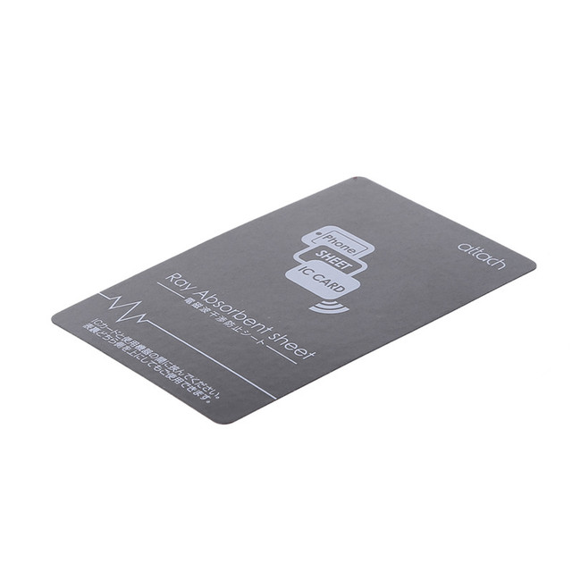 Gray Anti Metal Magnetic NFC Sticker Paster For iPhone Cell Phone Bus Access Control Card IC Card Protection Supplies Fast Shipping