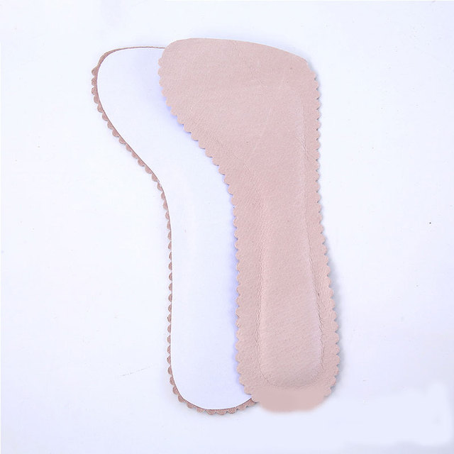 1 Pair Leather Half Foot Pad High Heel Insoles Sweat-absorbent Seven Points Cushion Anti-slip Massage Cushion Insert Foot Care Tool