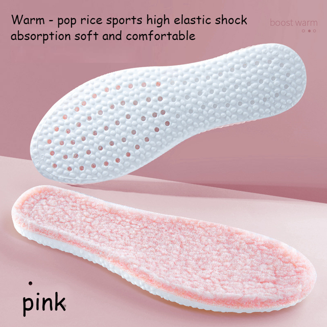 xiaomi warm plush thick men women sport insole autumn winter impulse shock absorption sweat absorption odor woman shoes