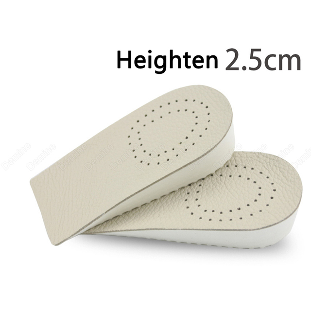 Invisible Half Insoles for Women Shoes Insert Height Heel Pads Shoe Lift Height Insoles Foot Care Concave Heel Cushion Pad