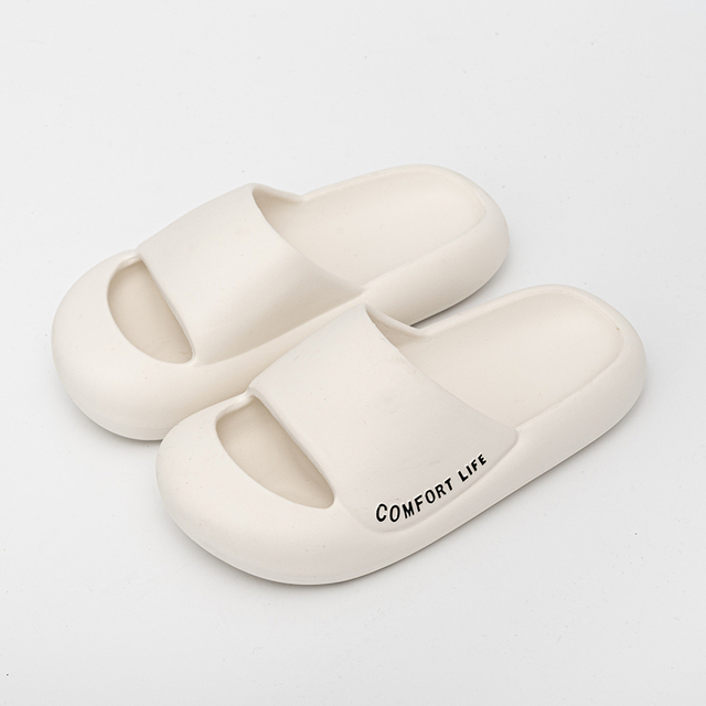 Men Women Couple Summer Slippers 2022 Beach Shoes Casual Female Solid Home Indoor Soft Bottom Slides Thickened Platform EVA Slippers