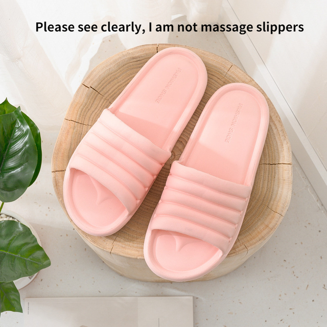 Massage slippers unisex couple shoes indoor home soft non-slip wear-resistant insoles