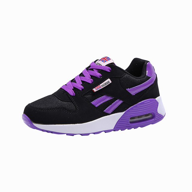 Ladies Shock Absorption Sneaker Comfortable Breathable Running Shoes Air Cushion Soles Casual Outdoor Shoes Shoes