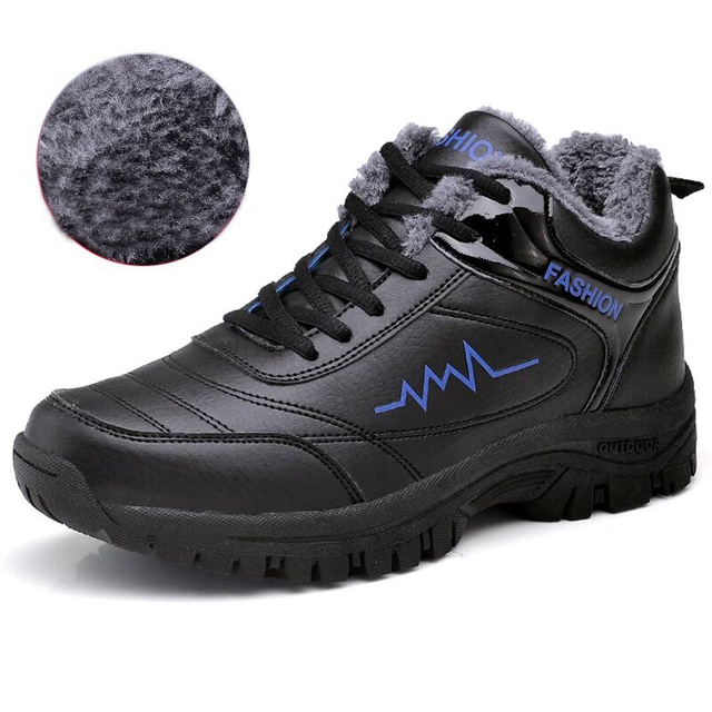 Men Platform Boots Winter Warm Fashion Sneakers Outdoor High Quality Snow Boots Mens and Luxury Boots Zapatos De Hombre