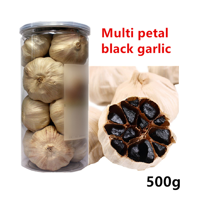 120-Day Fermented Organic Black Garlic, 500g Canned (17.6 oz) Free Shipping