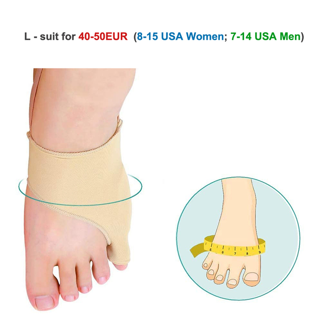 1 Pair Tailor Bunion Corrector Splint Pads for Bunion Pinky Toe Relief Toe Straightener, Little Toe Separator With Anti-Slip