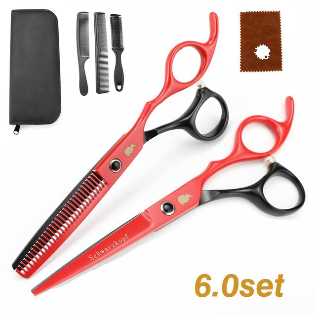 New Professional Hairdressing Scissors, Hair Cutting Barber Set High Quality Scissors Salon 6.0 inch Multi Color Options