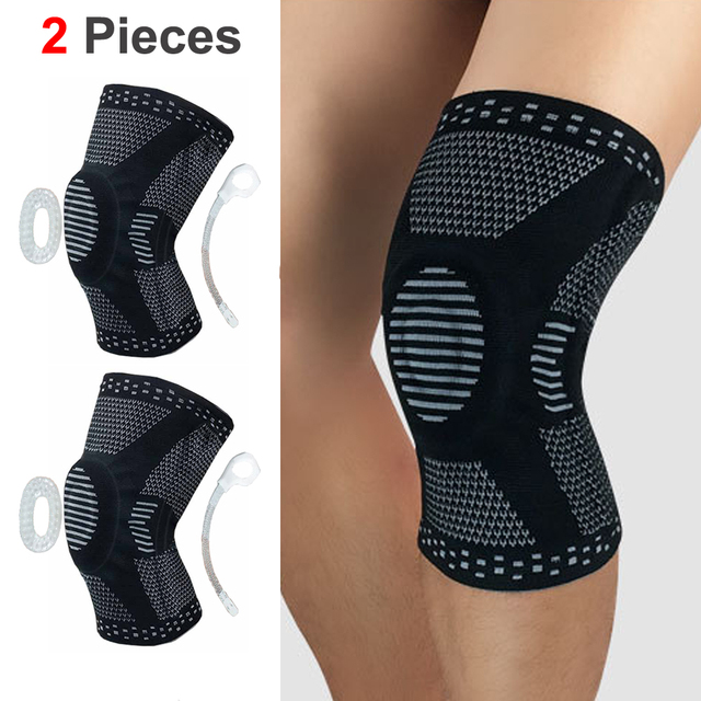 Professional Compression Knee Brace Support Protector for Relief of Arthritis, Joint Pain, ACL, MCL, Cartilage Tear, Post Surgery