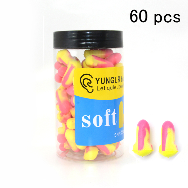 30/60/120pcs Anti Snoring Anti Noise Earplugs Soft Anti Snoring Earplugs Anti Snoring Earplugs