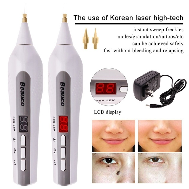 Wired Eyelid Lift Plasma Pen Fiber Plasma Pen Wrinkle Tattoo Mole Removal Beauty Machine