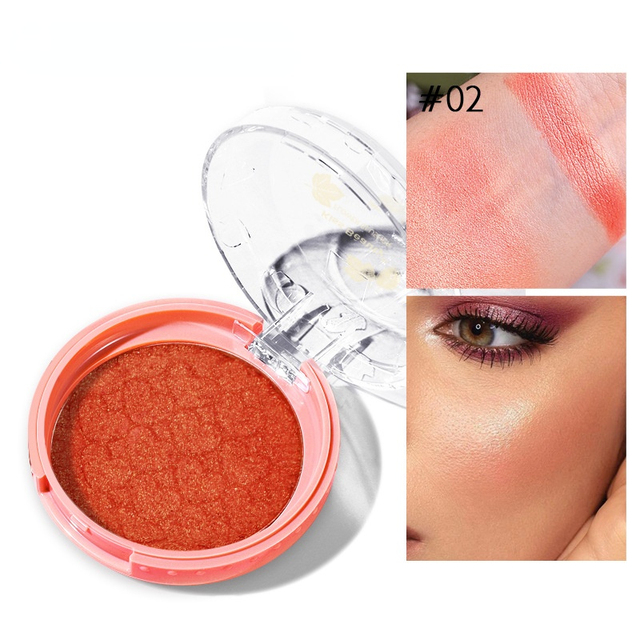 Multifunctional Makeup Palette Face Blusher Lightweight Matte Eyeshadow Palette Natural Face Blusher